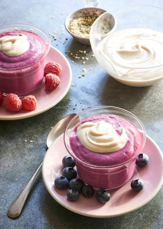 Silken Tofu Berry Parfait