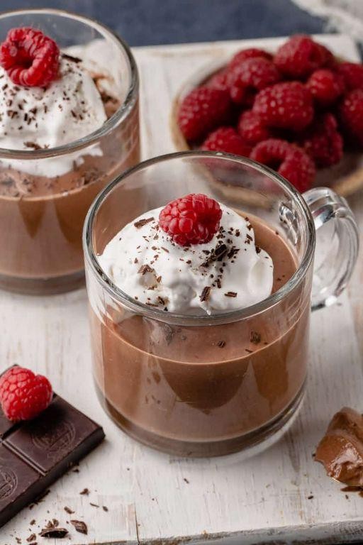 Silken chocolate mousse