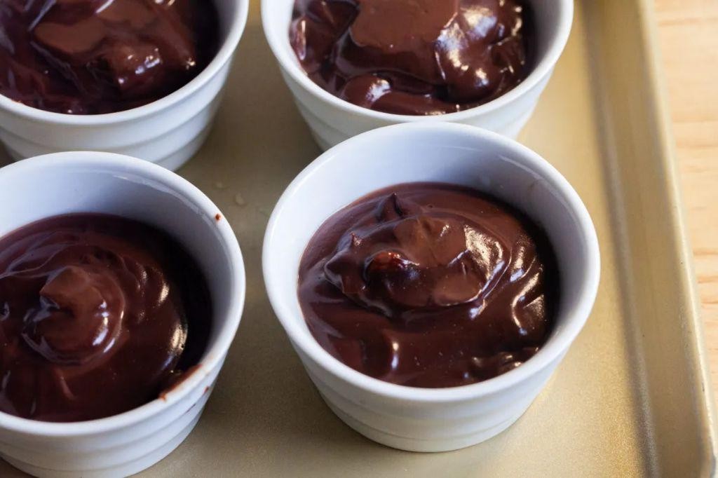 Silky Dark Chocolate Pudding