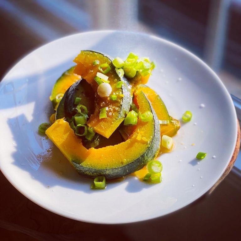 Simmered Kabocha Squash in Dashi Broth