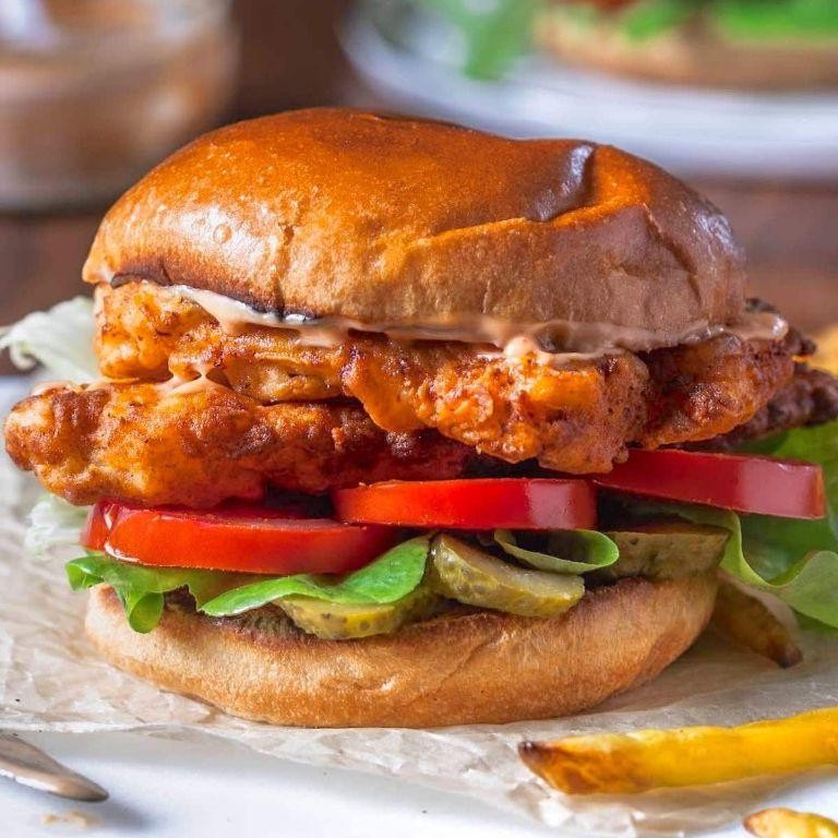 Simple Spicy Chicken Sandwich