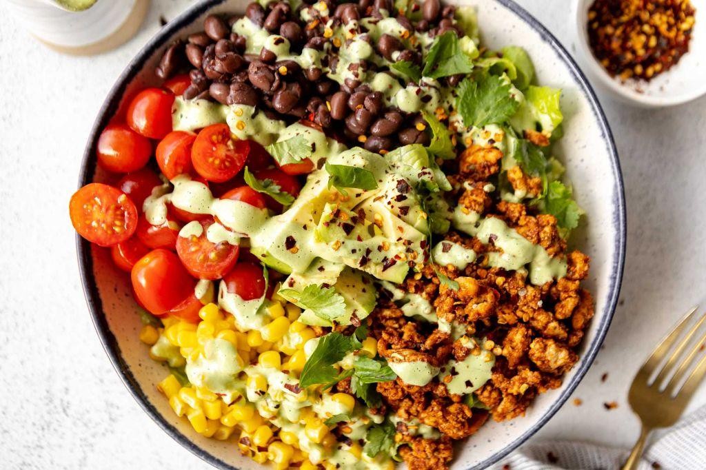 Skinny Taco Salad with Ground Turkey