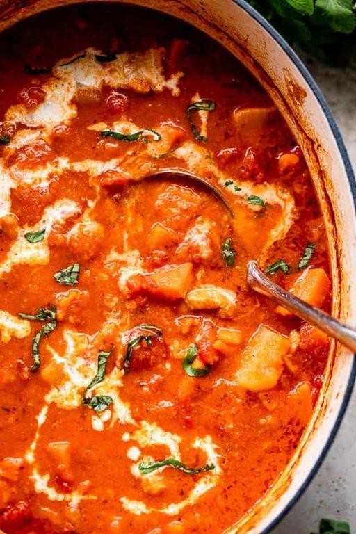 Slow Cooker Chicken Tomato Stew