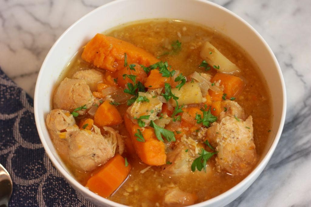 Slow Cooker Chicken and Sweet Potato Stew