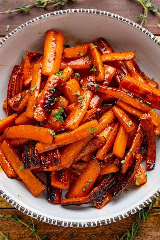 Slow Cooker Honey Balsamic Carrots