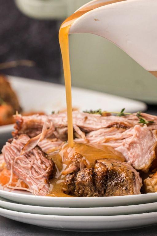 Slow Cooker Pork Tenderloin with Gravy