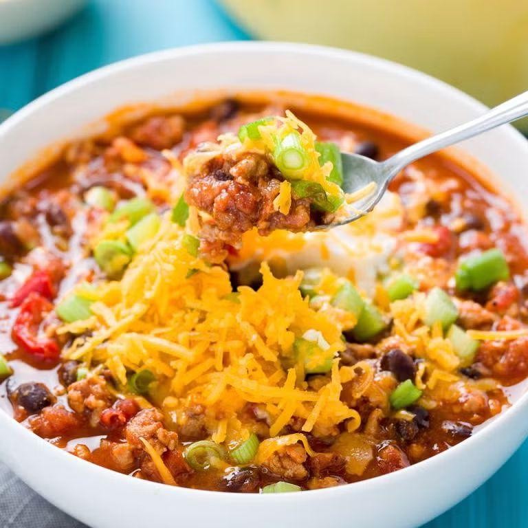 Slow Cooker Turkey Chili