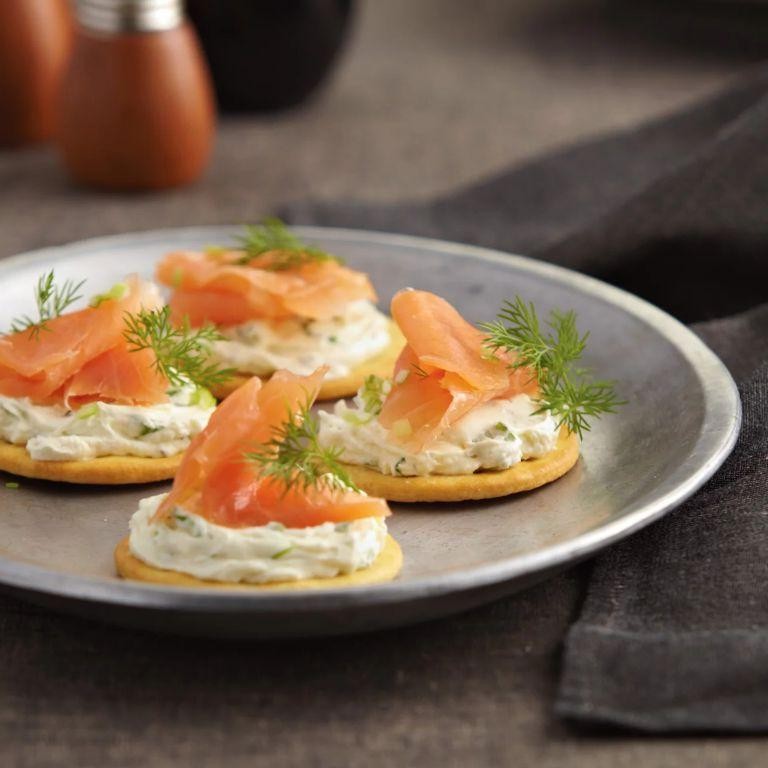 Smoked King Salmon with Dill and Cream Cheese