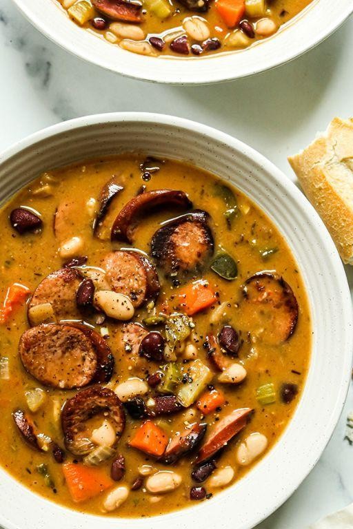 Smoked Sausage and Bean Soup