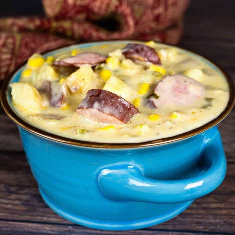 Smoked Sausage and Corn Chowder
