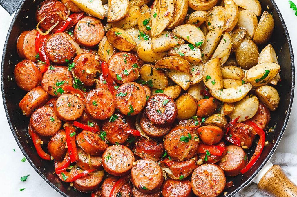 Smoked Sausage and Potato Skillet