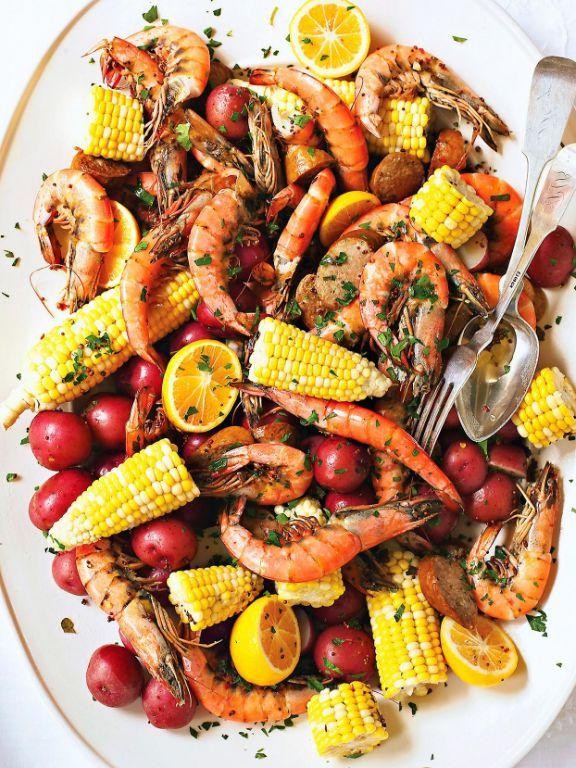 Smoked Sausage and Shrimp Boil