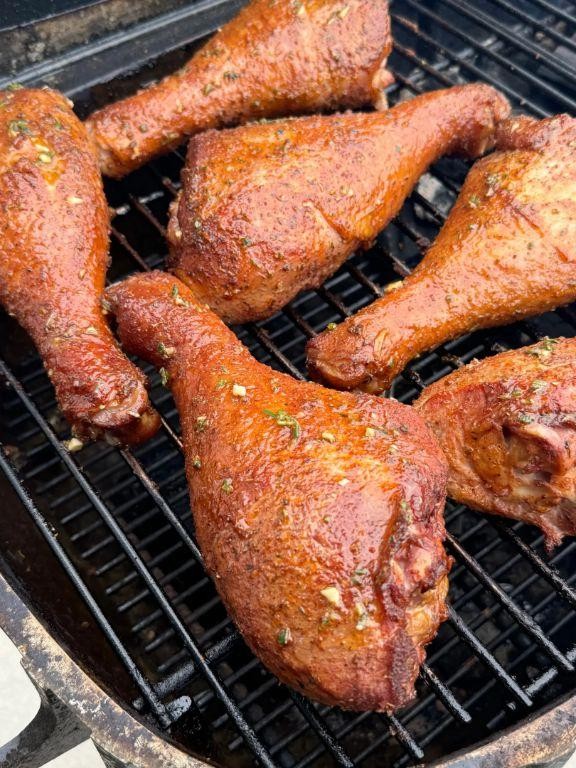 Smoked Turkey Legs with Cajun Spice