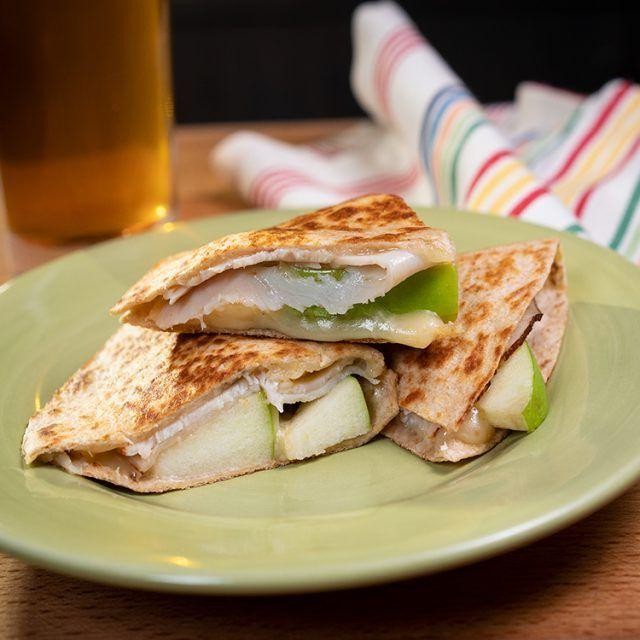 Smoked Turkey Quesadillas with Pepper Jack