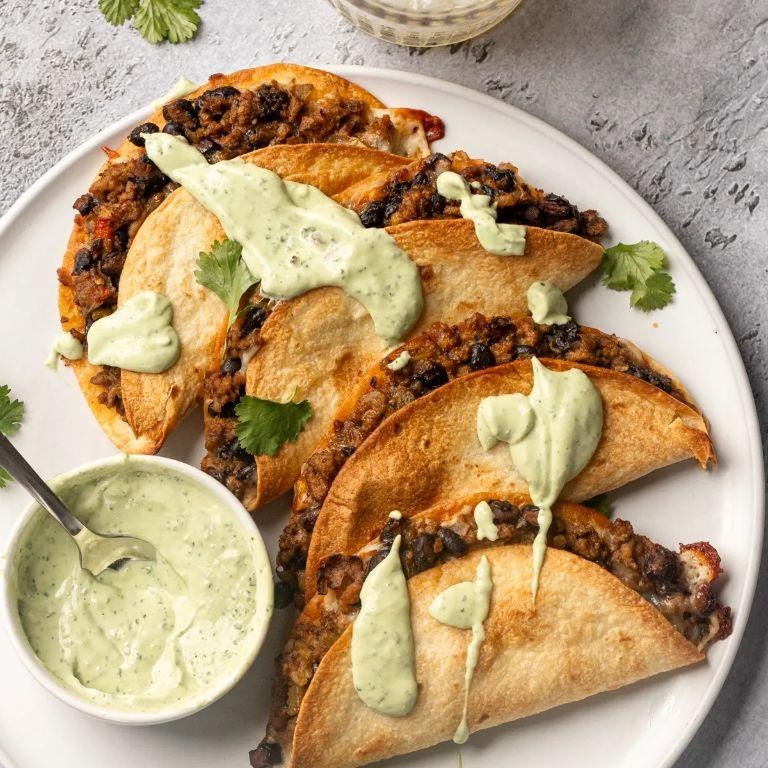 Smoked Turkey Tacos with Avocado Salsa