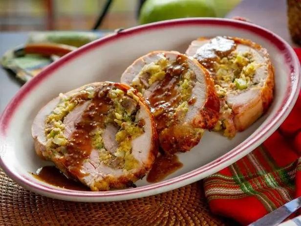 Smoked Turkey and Cornbread Stuffing