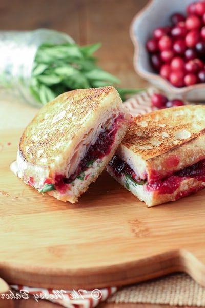 Smoked Turkey and Cranberry Panini