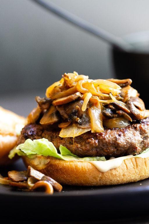 Smoky Chipotle Mushroom Burger