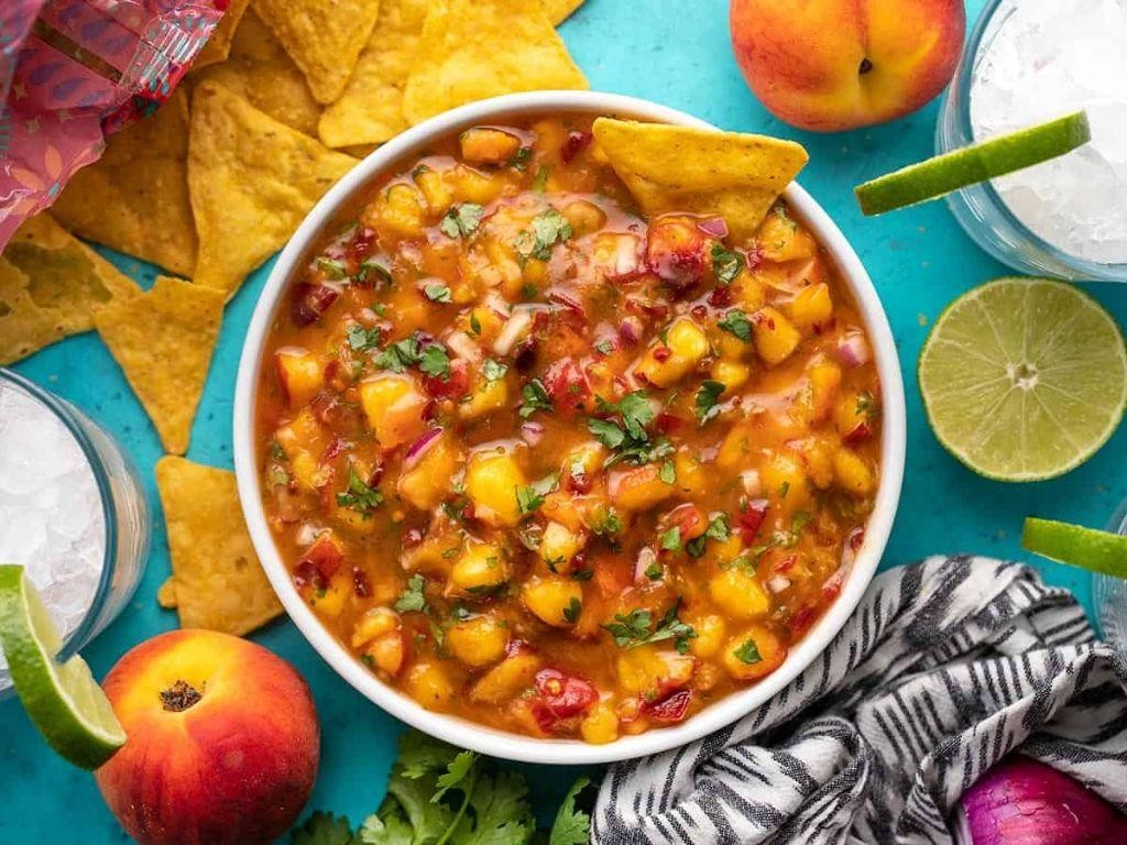 Smoky Chipotle Peach Salsa