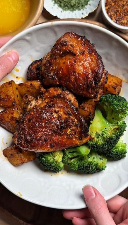 Smoky Paprika Air Fryer Rotisserie Chicken