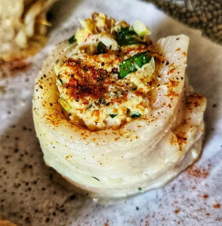 Snook Stuffed with Crabmeat