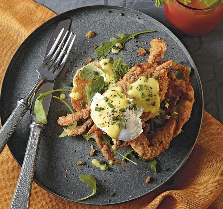 Soft Shell Crab Benedict with Hollandaise Sauce