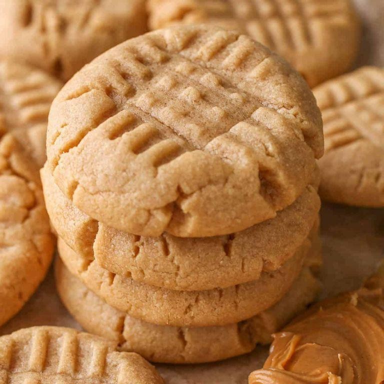Soft and Chewy Peanut Butter Cookies