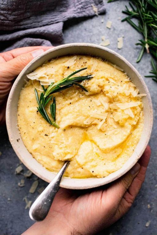 Soft polenta with parmesan