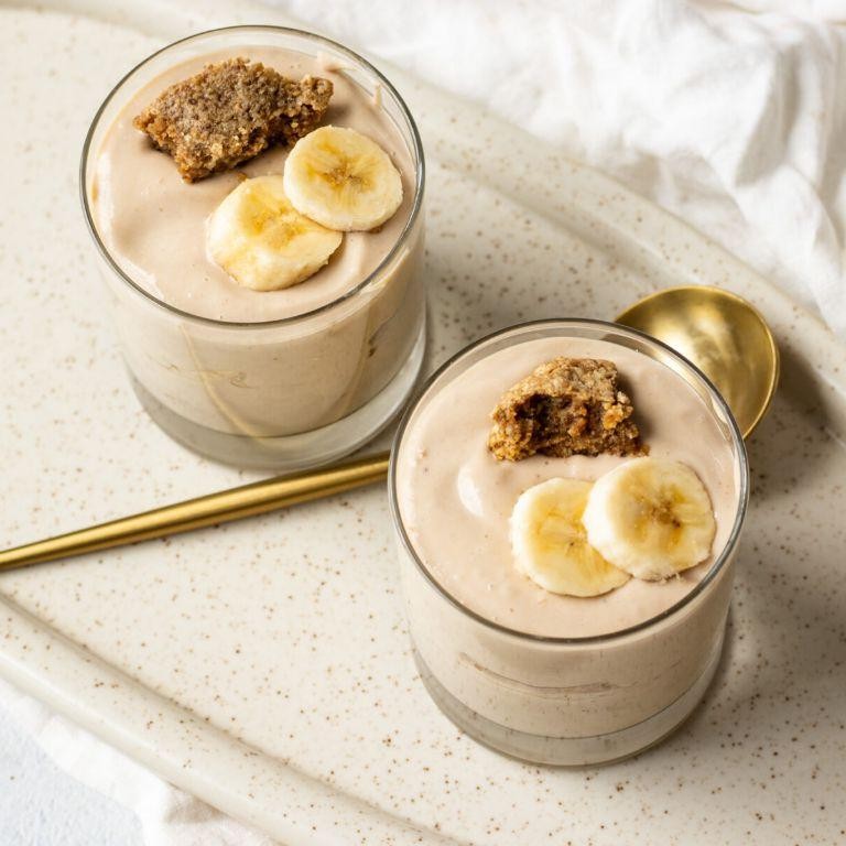 Soft tofu pudding with vanilla