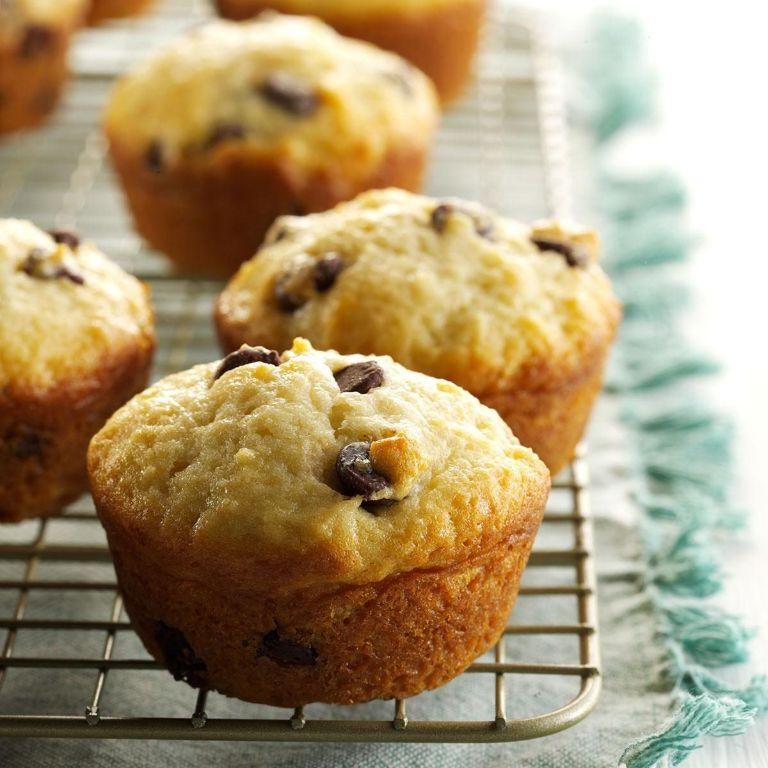 Sour Cream Chocolate Chip Muffins