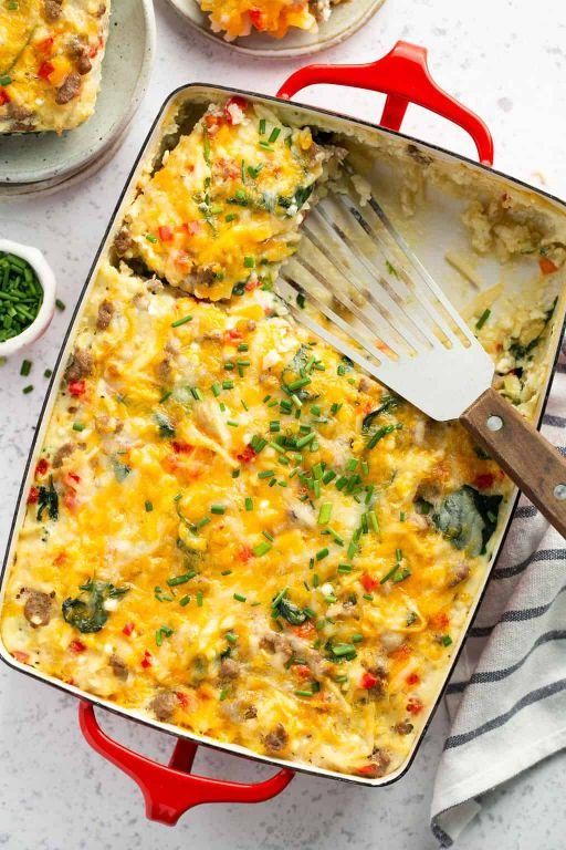 Southwestern Hash Brown Breakfast Casserole