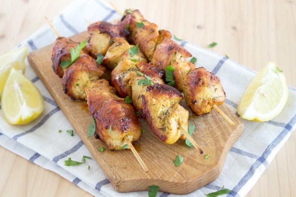 Soy Sauce Chicken Skewers