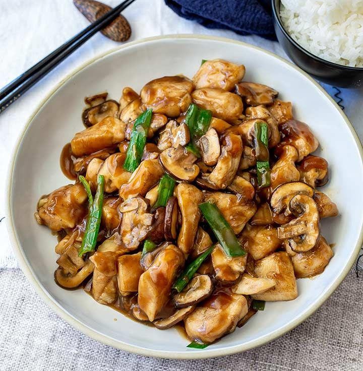Soy Sauce Chicken with Mushrooms