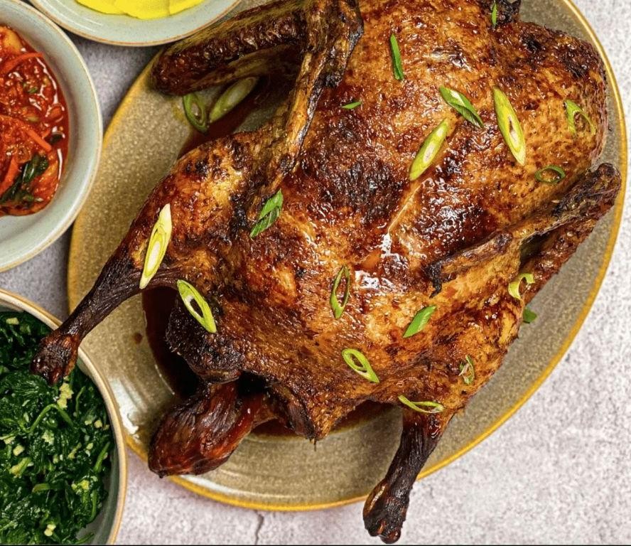 Soy Sauce and Honey Glazed Duck