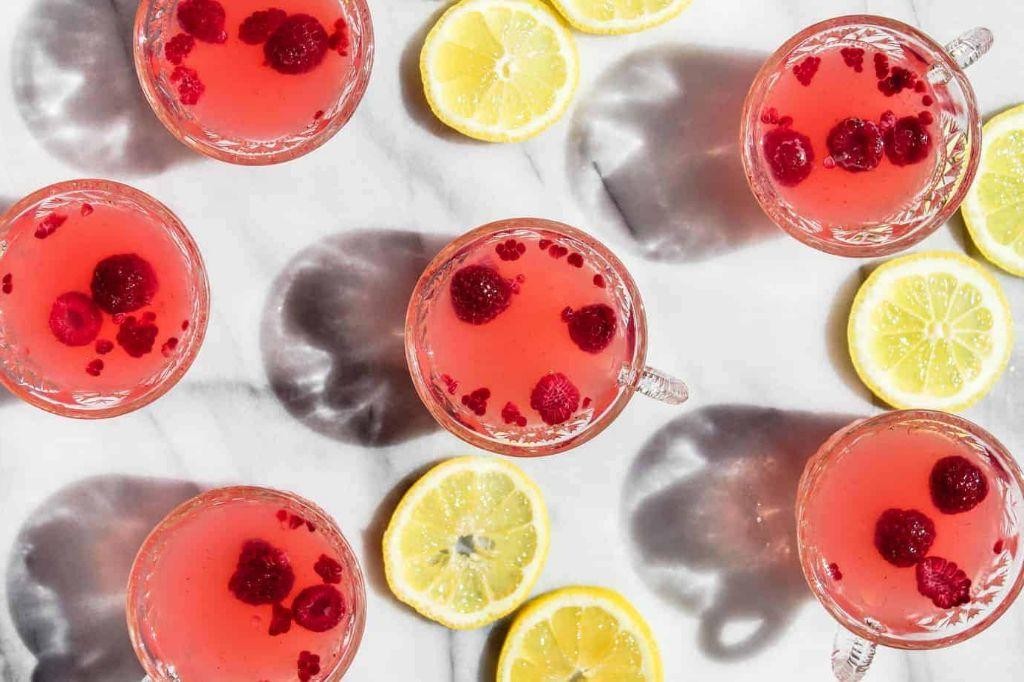 Sparkling Raspberry Lemonade Punch