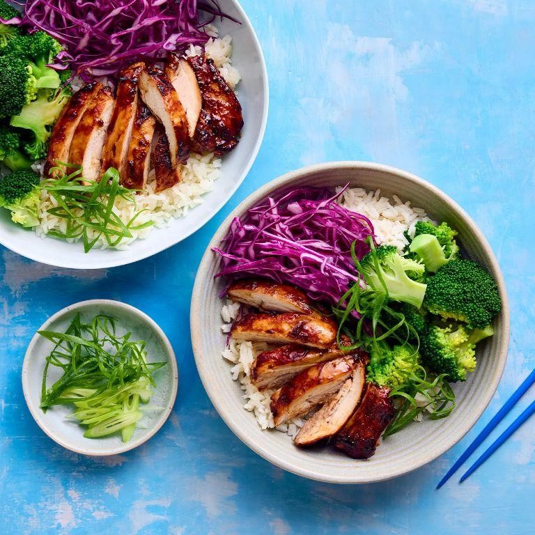 Speedy Teriyaki Chicken Bowls