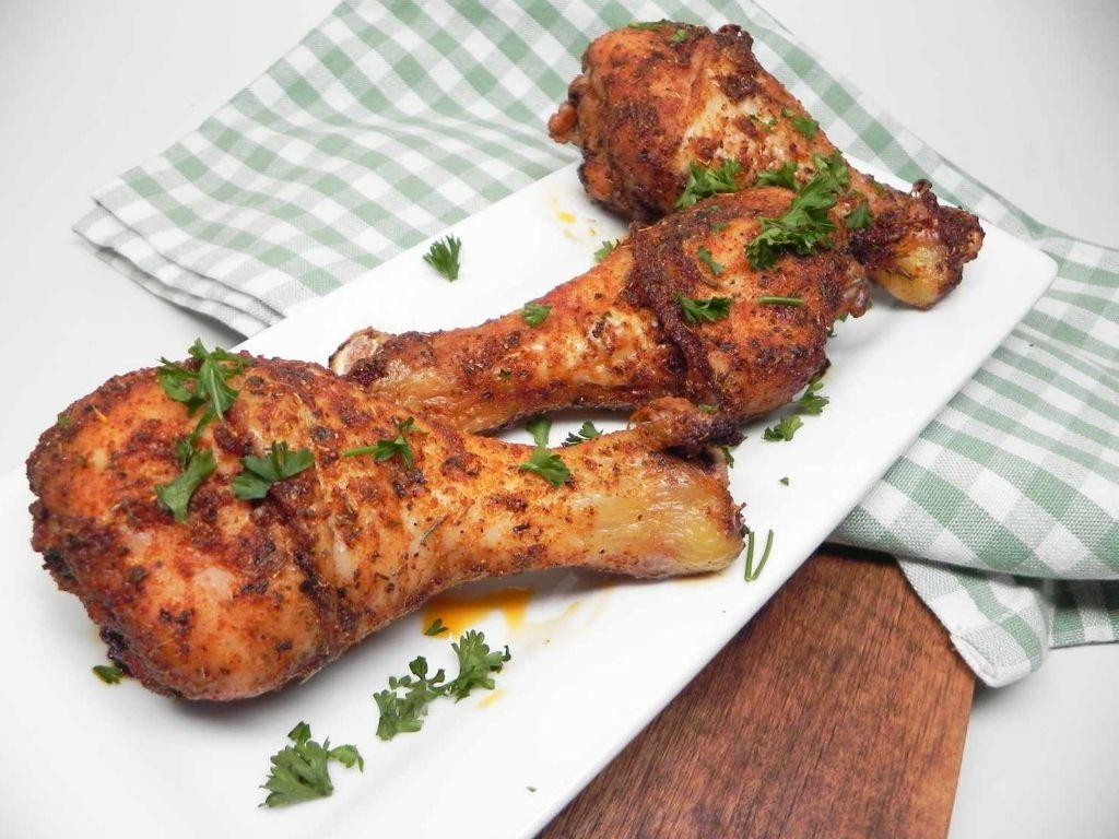 Spicy Cajun Baked Chicken Legs