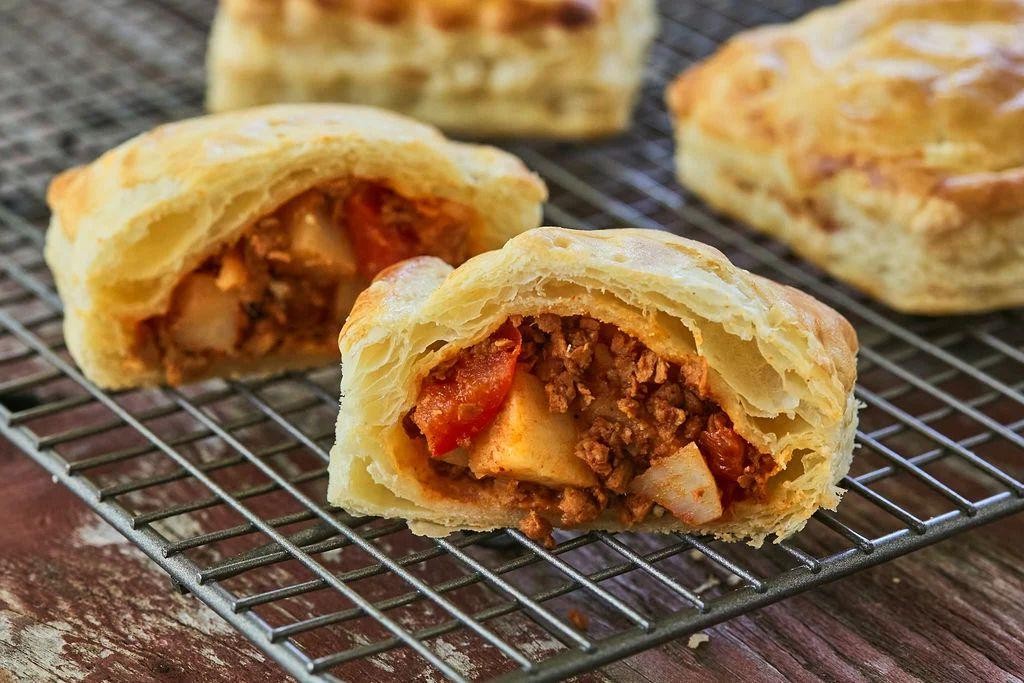 Spicy Chorizo and Potato Pasteles