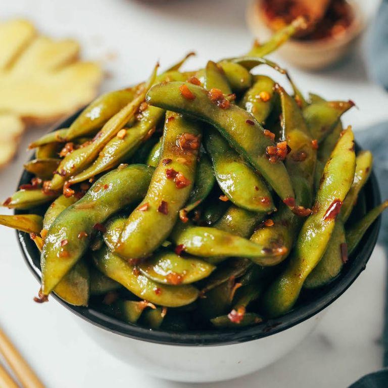 Spicy Edamame Stir-Fry with Chili Garlic Sauce