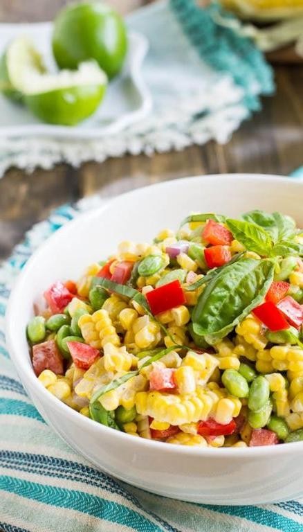 Spicy Edamame and Corn Salsa