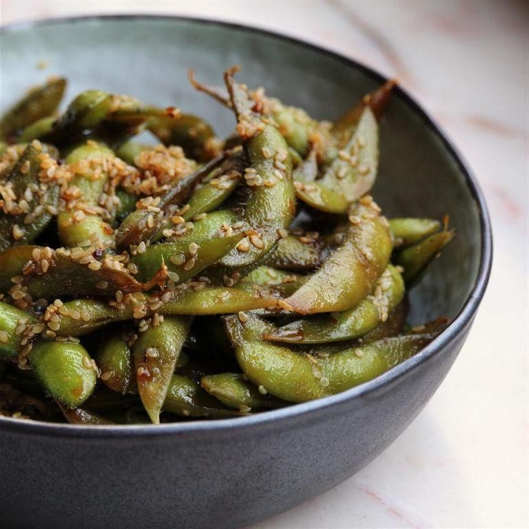 Spicy Edamame with Szechuan Peppercorns