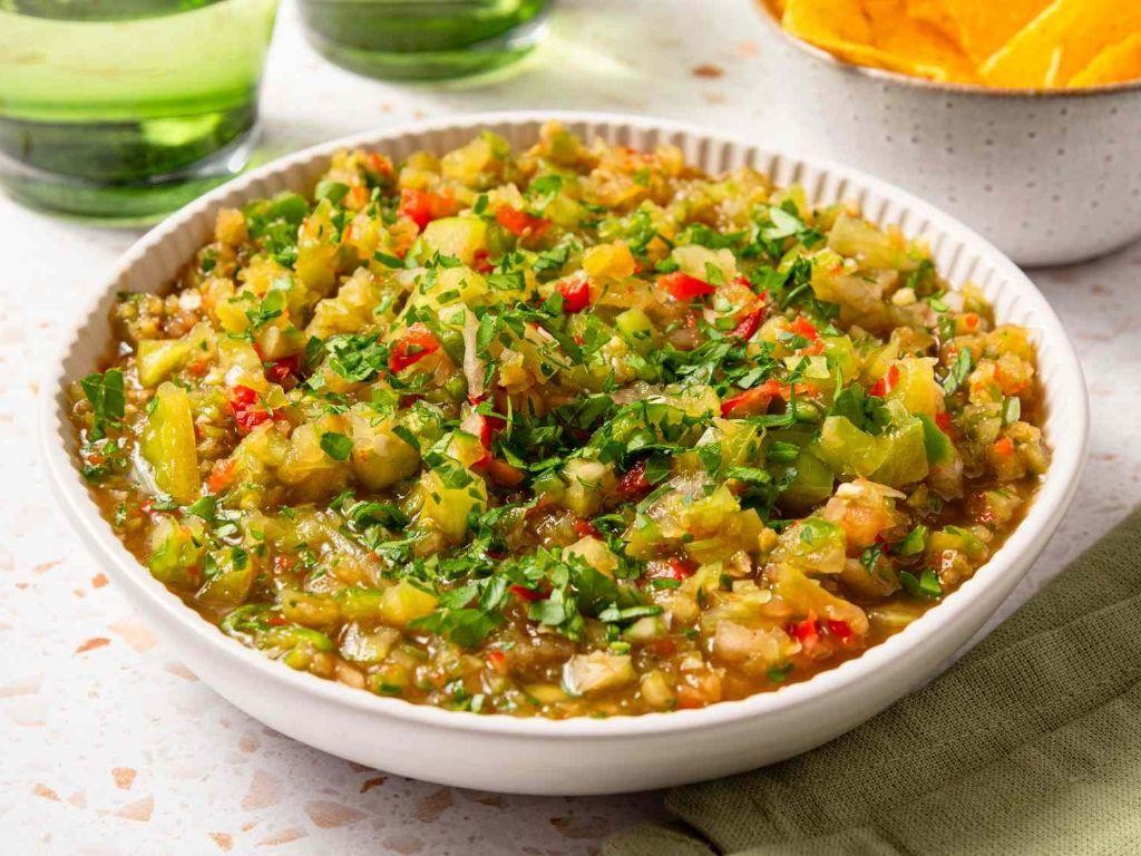 Spicy Green Tomato Salsa