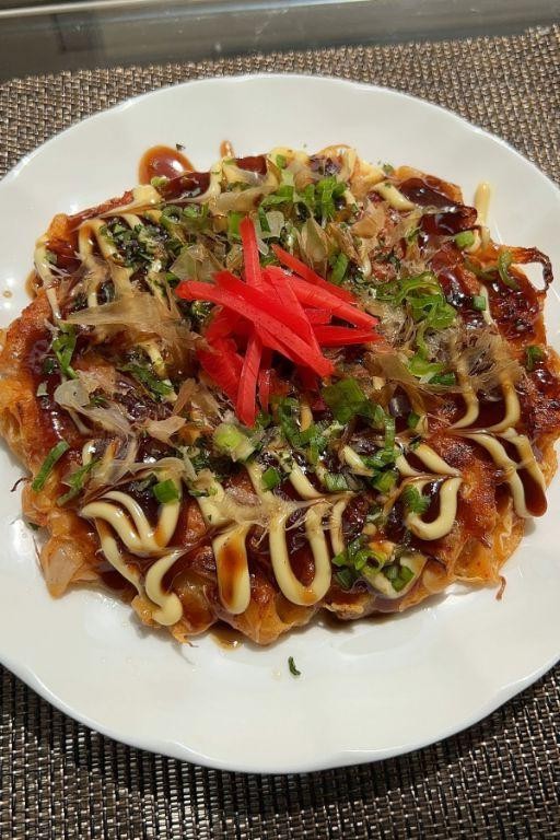 Spicy Kimchi Okonomiyaki