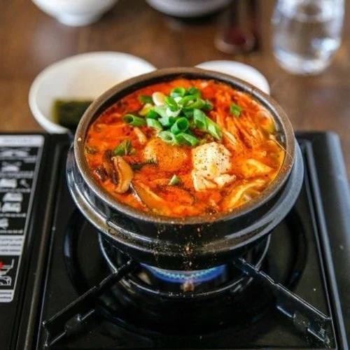 Spicy Korean Tofu Stew (Soondubu Jjigae)