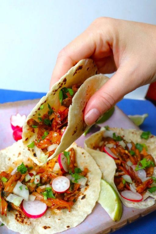 Spicy Maitake Mushroom Tacos