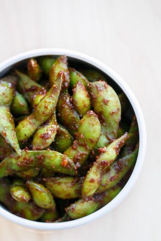 Spicy Miso Glazed Edamame