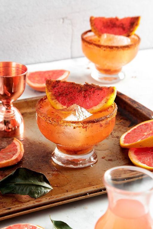 Spicy Paloma with Grapefruit and Chili