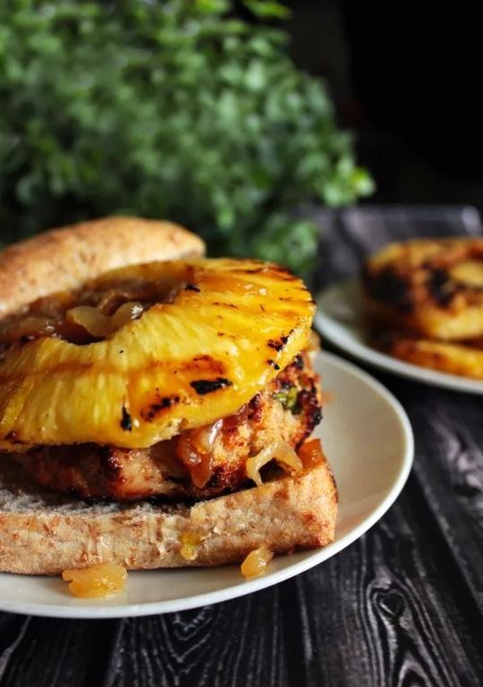 Spicy Pineapple Teriyaki Chicken Sandwich