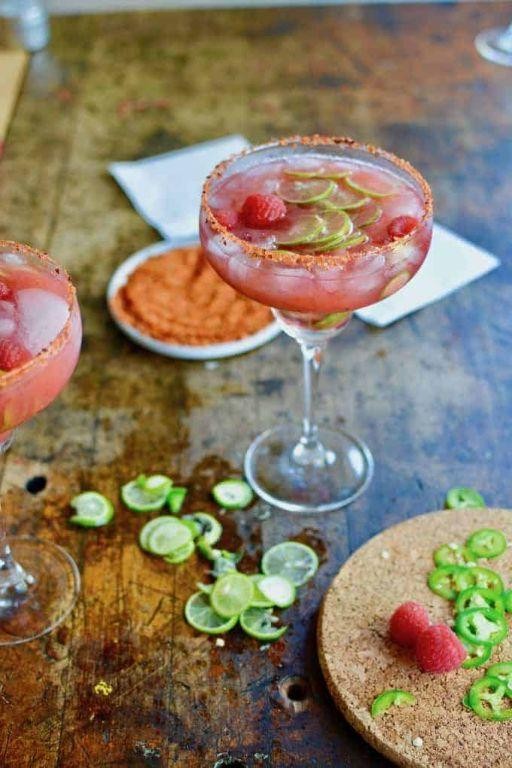 Spicy Raspberry Jalapeño Margarita