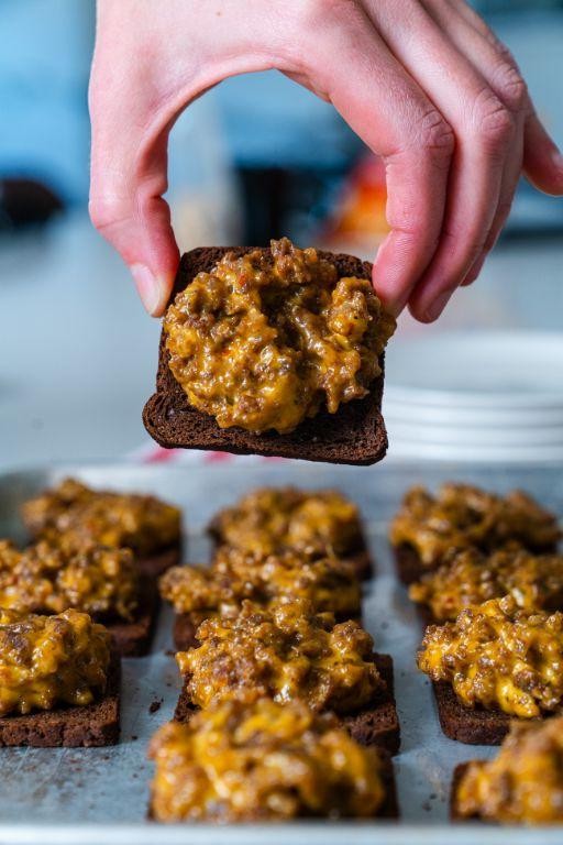 Spicy Sausage Hanky Panky Bites